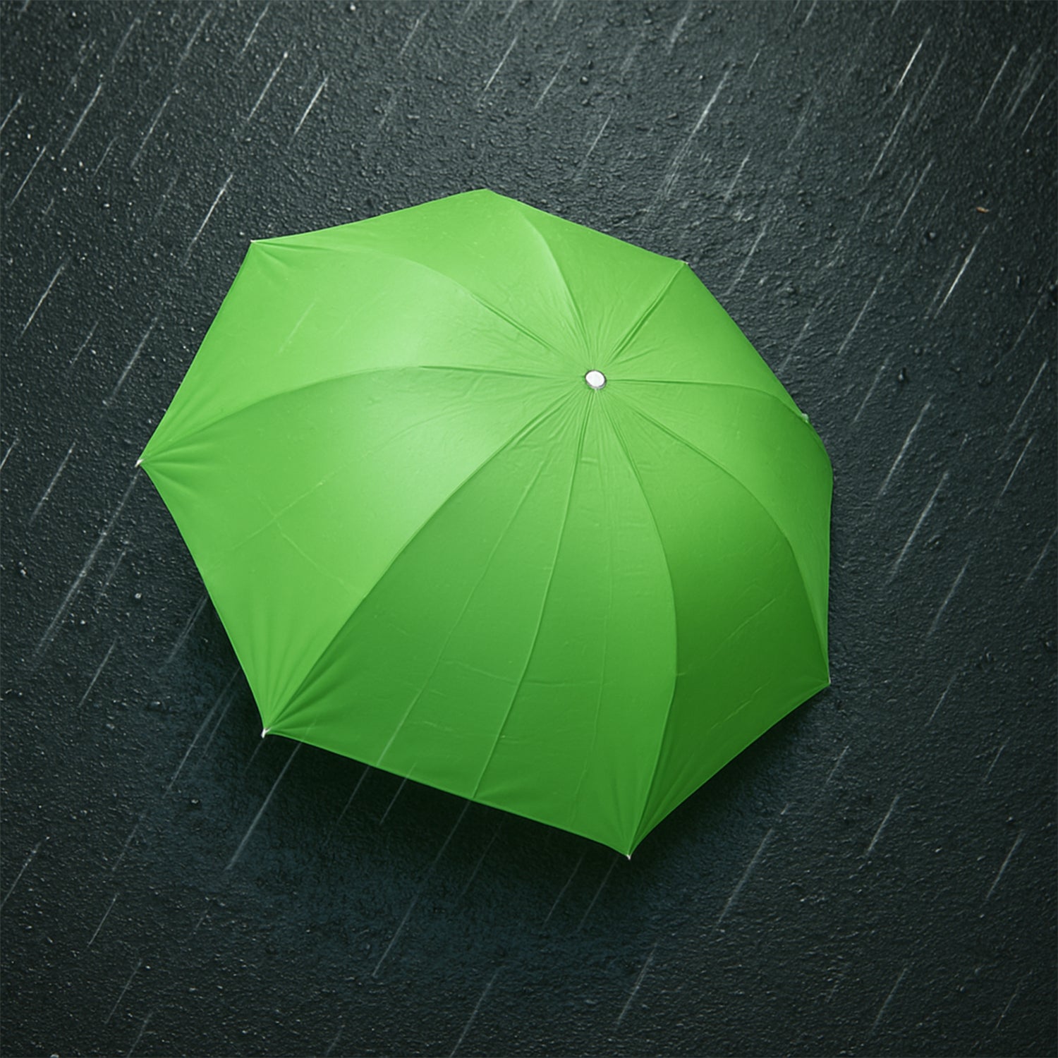 Green Stylish Banana Shaped Mini Foldable Umbrella - warehousetech13