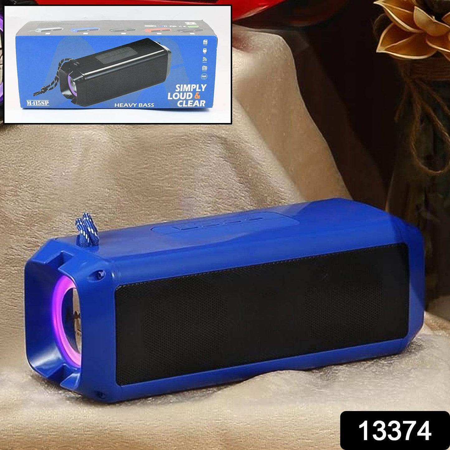 Portable Wireless Rechargeable Speaker Bluetooth Speaker (1 Pc) - warehousetech13