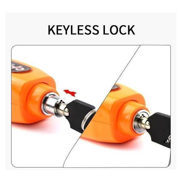 Heavy Duty Bike Brake Lock - Locking System By Holding Handle Bar With Brake Lever - warehousetech13