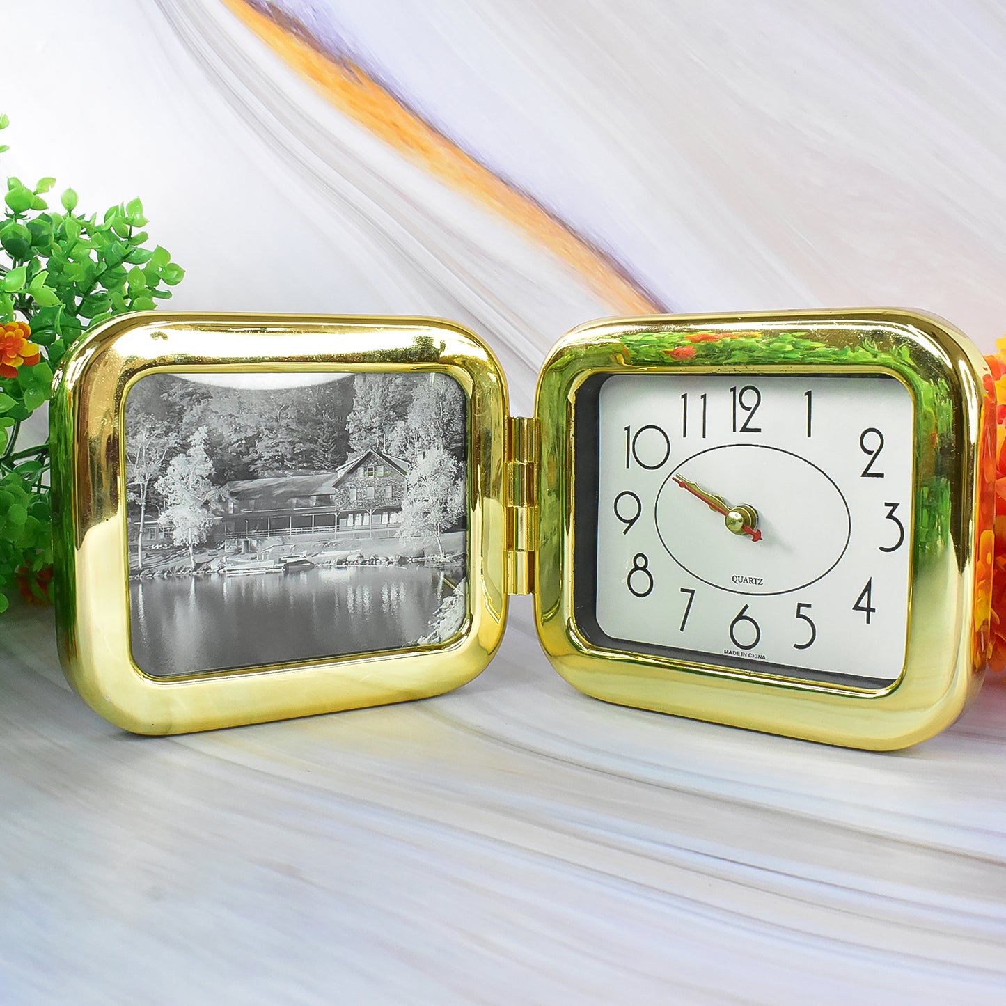 Portable Foldable Desk Clock Space-saving And Stylish (1 Pc) - warehousetech13