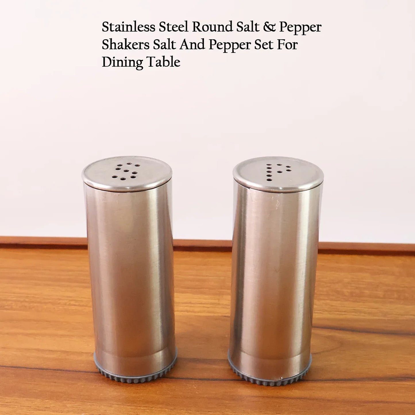 Stainless Steel Salt And Pepper Shaker Set (2 Pc) - warehousetech13