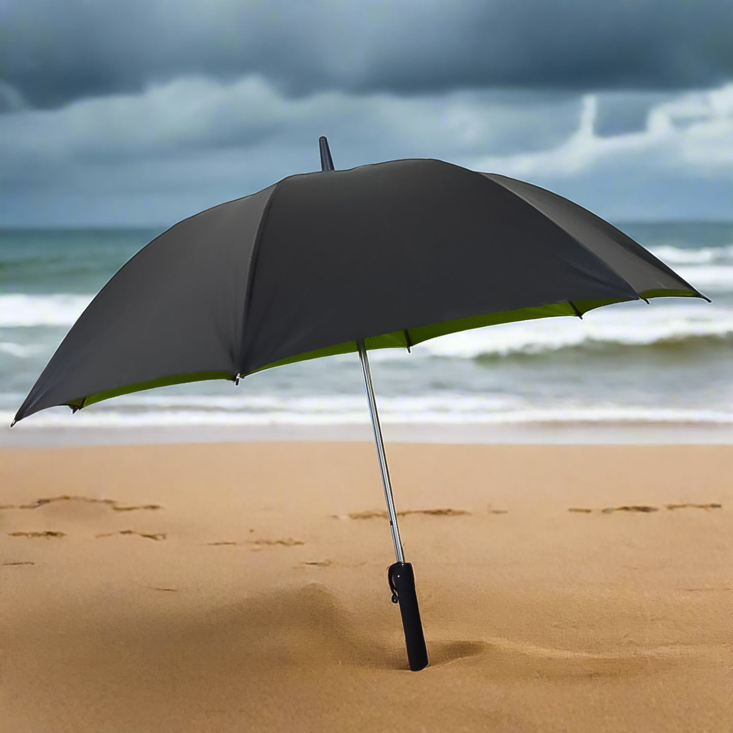 Sun Umbrella With Inside Fan Power Bank Umbrellas For Summer (1 Pc) - warehousetech13
