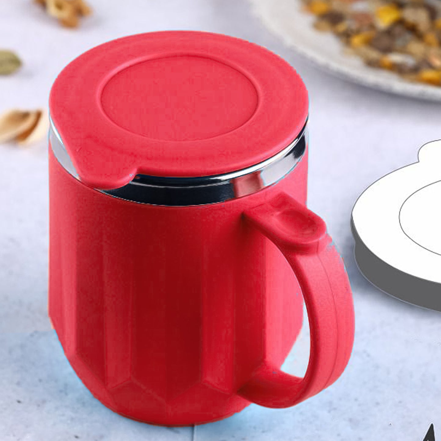Stainless Steel Insulated Mug 350ml (1 Pc) - warehousetech13
