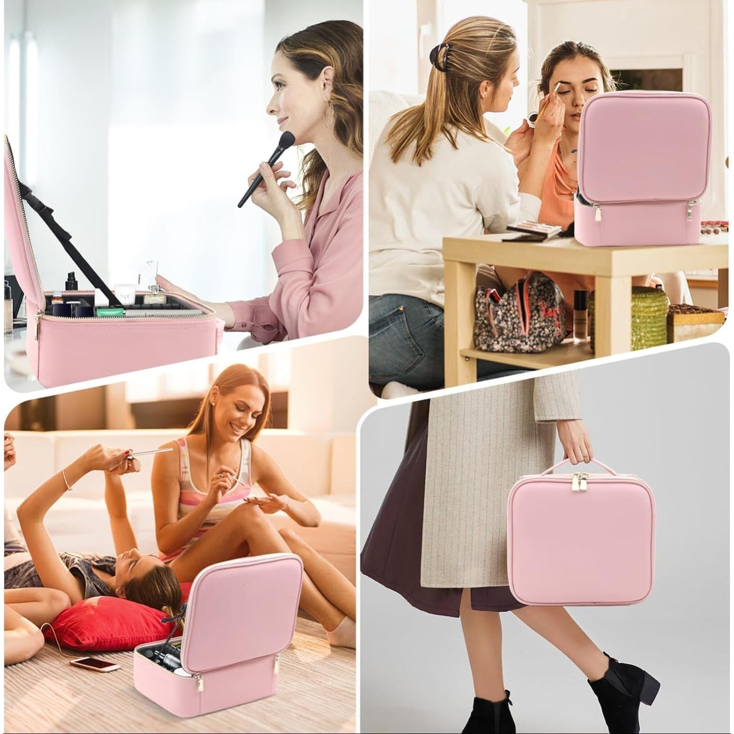 Premium Led Light Makeup Organizer Box - warehousetech13