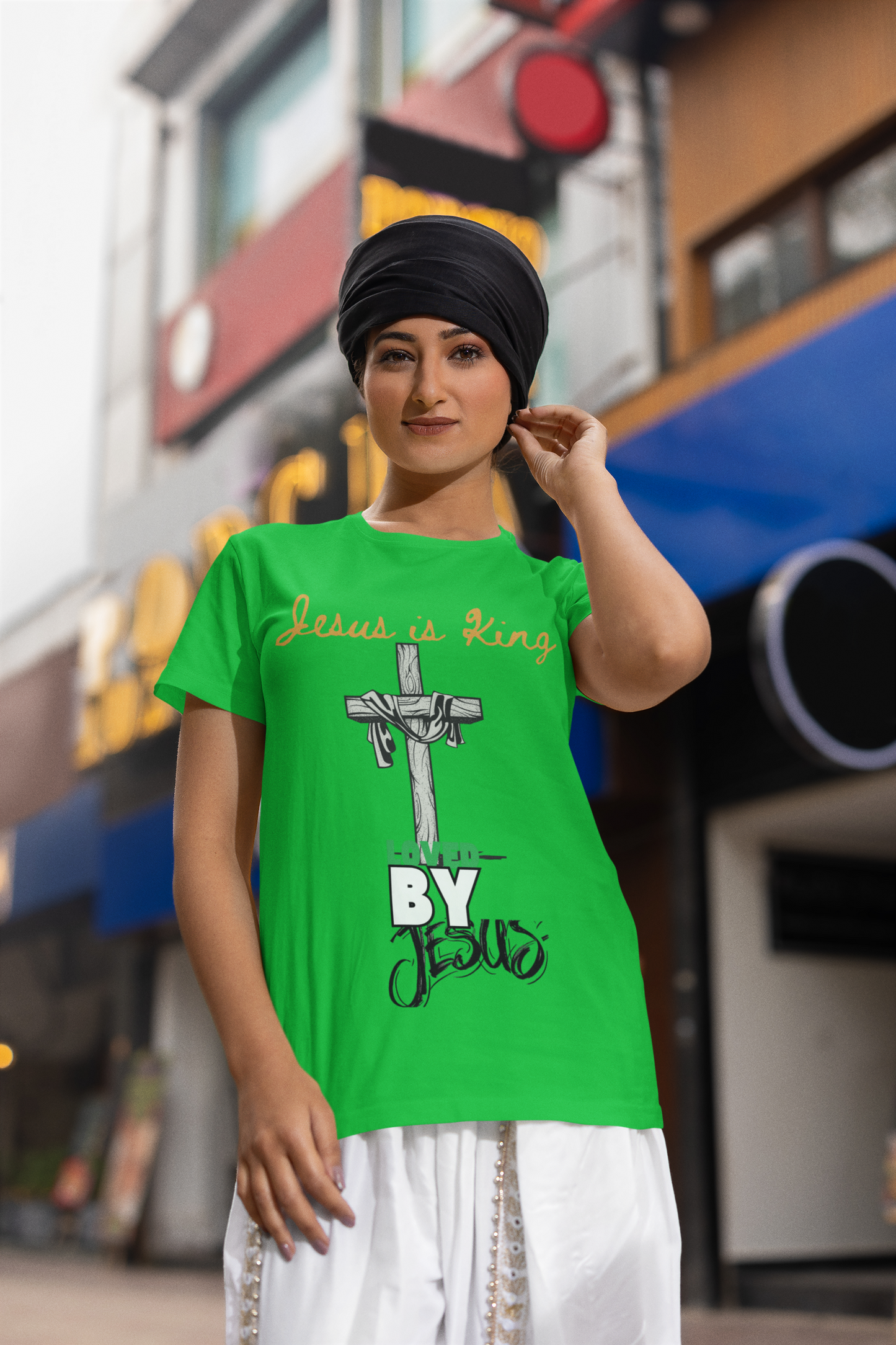 Jesus Is King Loved By Jesus Billiards T‑Shirt