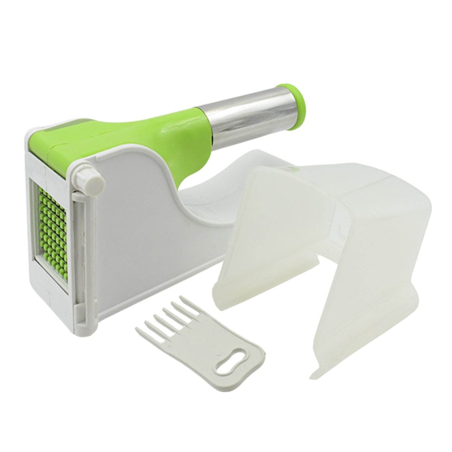 Virgin Plastic French Fry Chipser Potato Chipserpotato Slicer With Container - warehousetech13