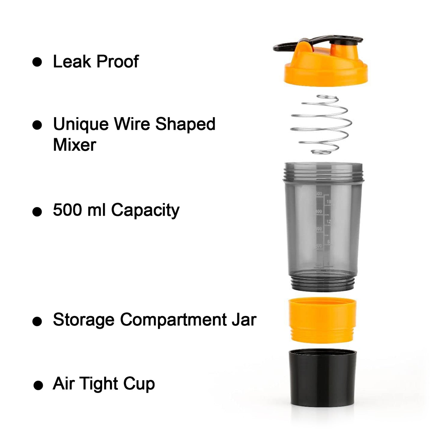 Gym Shaker Bottle Shakers For Protein Shake - warehousetech13