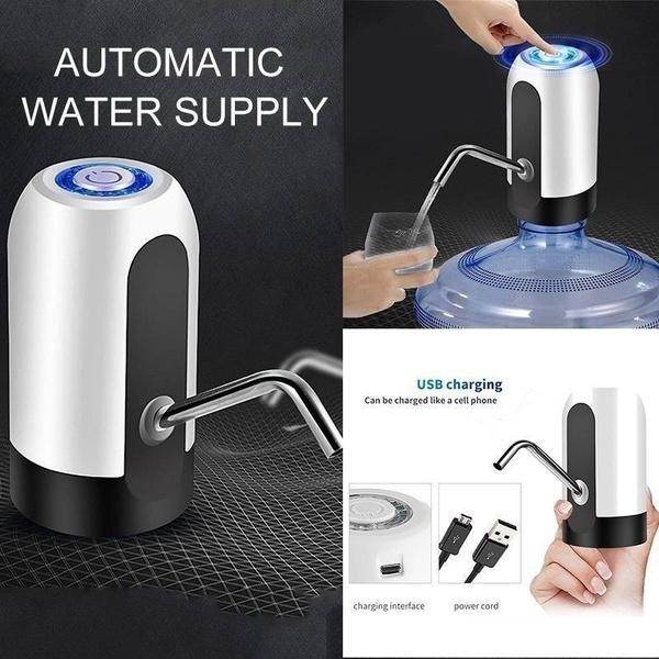 Automatic Drinking Cooler Usb Charging Portable Pump Dispenser - warehousetech13