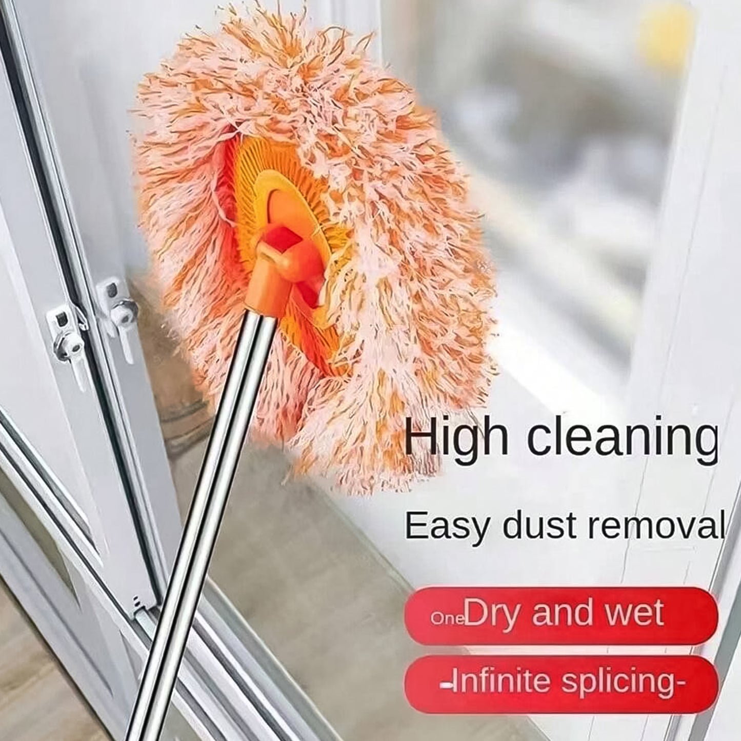 Mop Cleaning Mop Rotatable Spin Mop (110 Cm 1 Pc) - warehousetech13