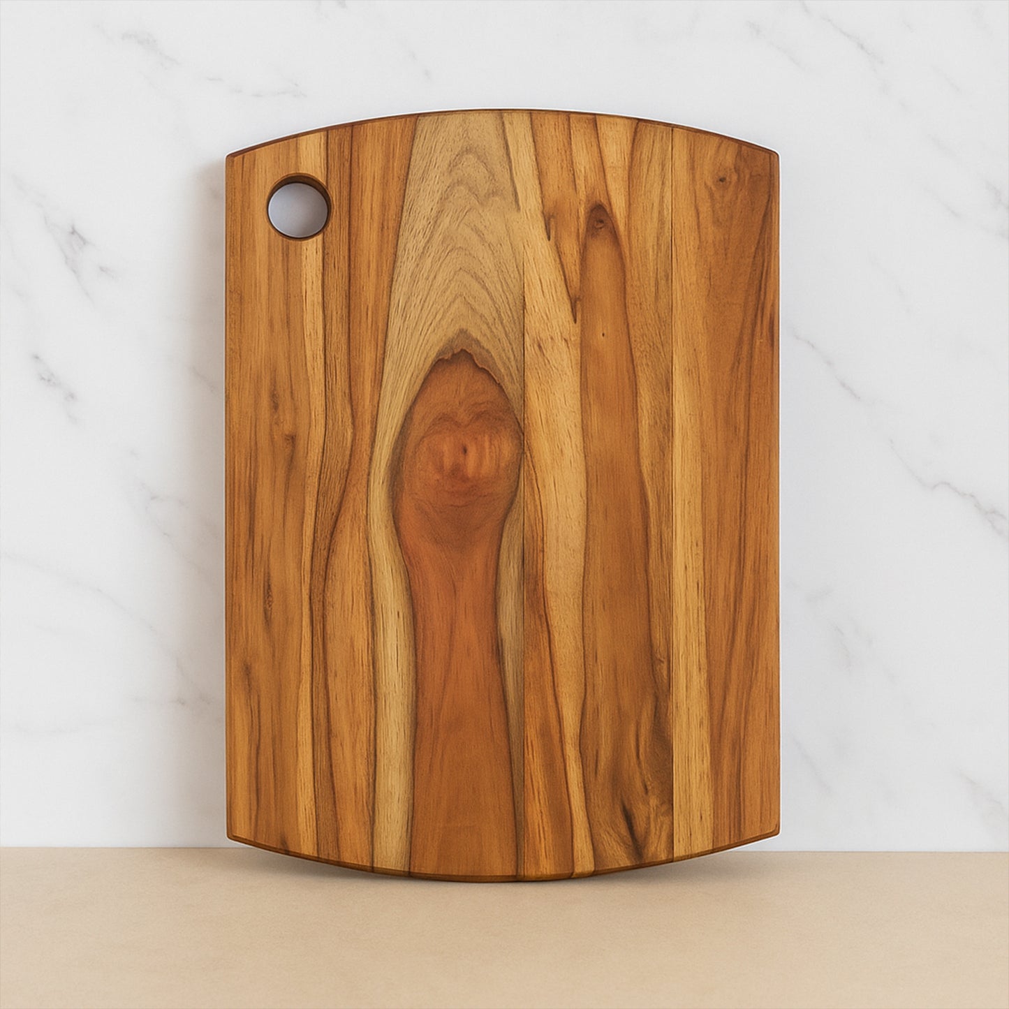 Supermom Premium Teak Wood Chopping Board For Kitchen (1 Pc) - warehousetech13