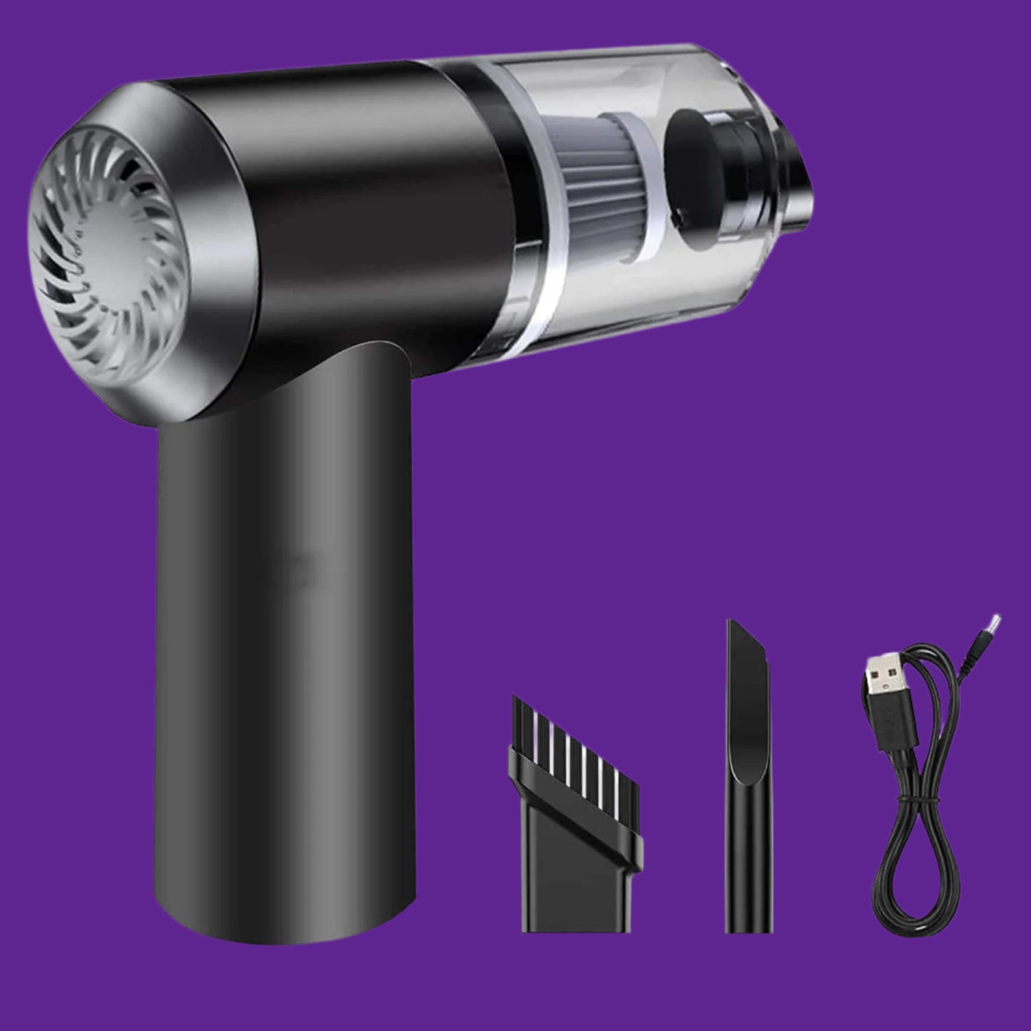 Vacuum Cleaner Dust Collection 2 In 1 Car Vacuum Cleaner 120w High-power Handheld Wireless Vacuum Cleaner Home Car Dual-use Portable Usb Rechargeable - warehousetech13