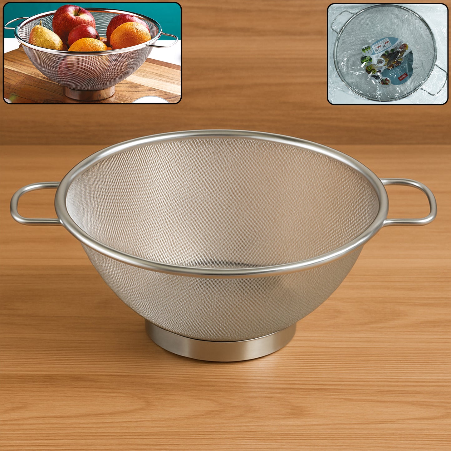 Apex Stainless Steel Mesh Colander - warehousetech13