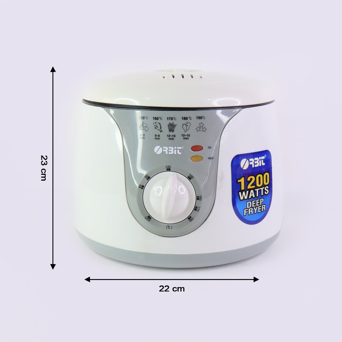 Orbit Adjustable Electric Deep Fryer - 1200w - warehousetech13