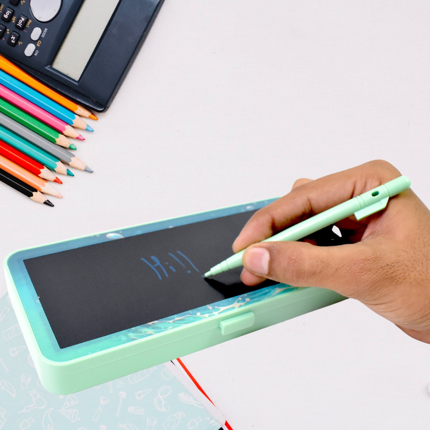 Lcd Drawing Pen Case Blue Colour (1 Pc) - warehousetech13