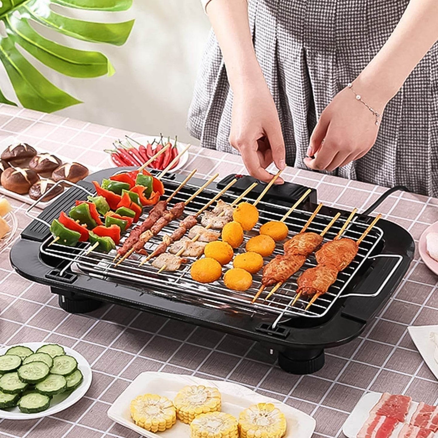 Electric Barbecue Grill 2000w (1 Pc) - warehousetech13