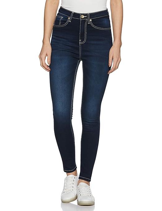 Women Ankle Length Iris Navy Jeans - warehousetech13