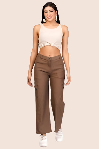 Women Cargo Baggy Jeans - warehousetech13