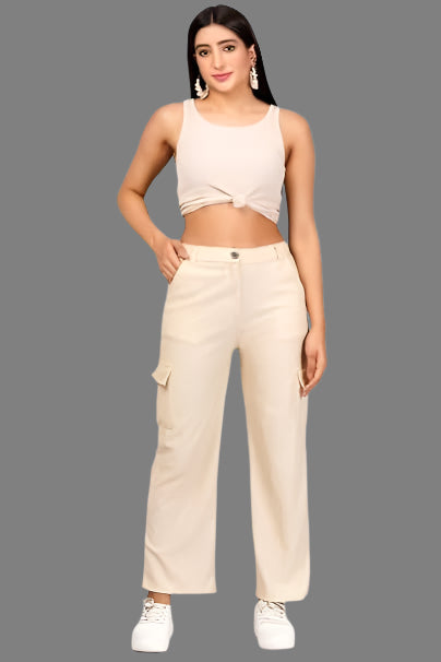 Women Cargo Baggy Jeans - warehousetech13