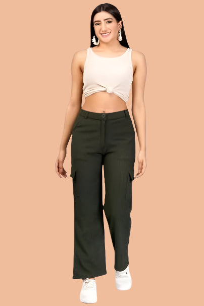 Women Cargo Baggy Jeans - warehousetech13