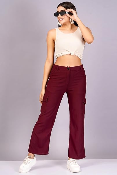 Women Cargo Baggy Jeans - warehousetech13