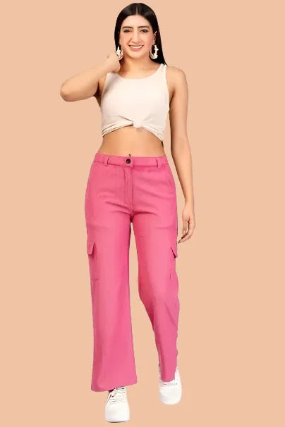 Women Cargo Baggy Jeans - warehousetech13