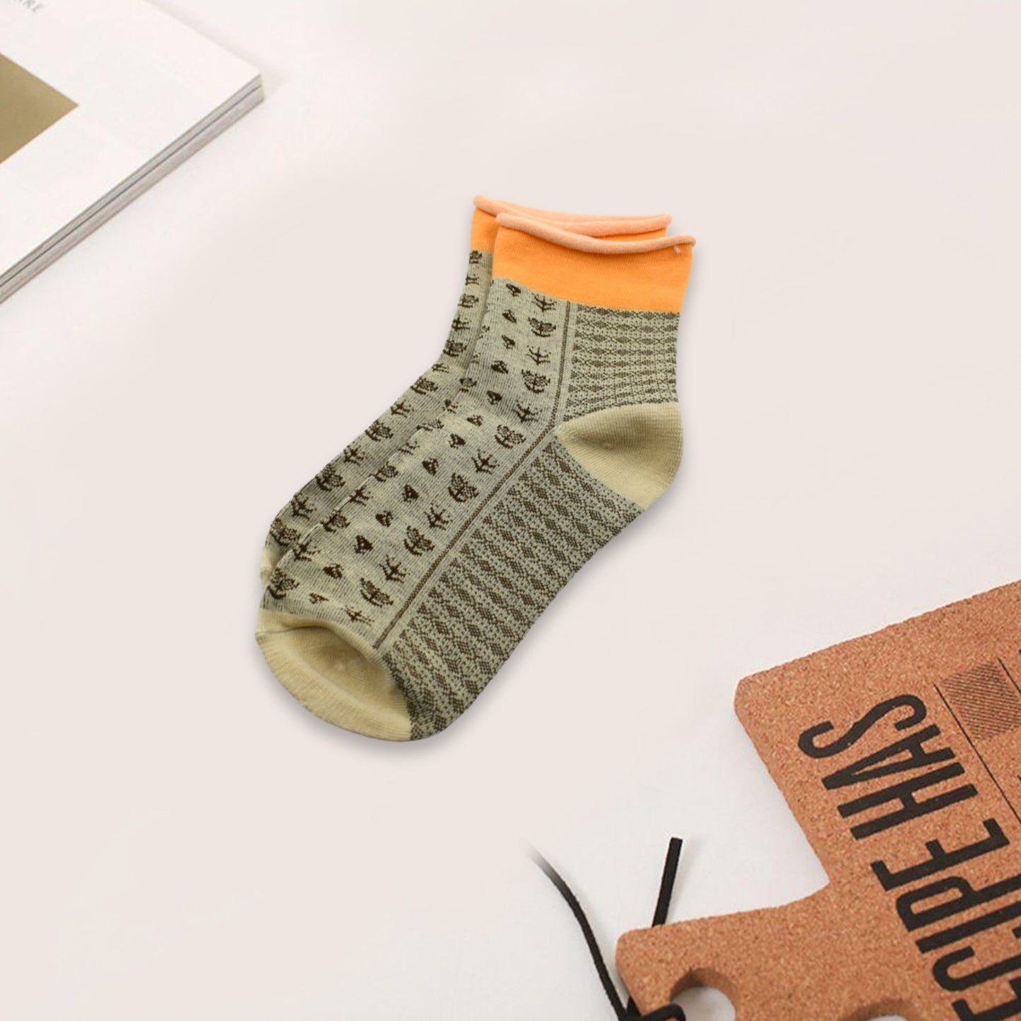 7356 Socks Breathable Thickened Classic Simple Soft Skin Friendly - warehousetech13