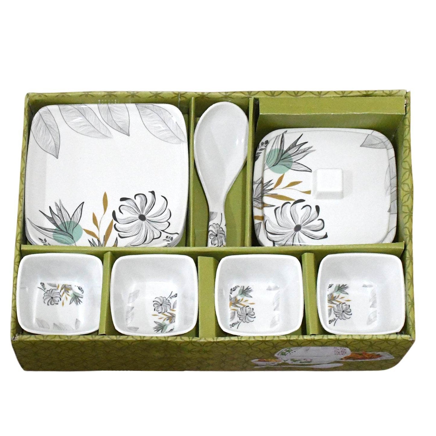 Divine Lunch Tableware Dinner Set (11 Pcs Set) - warehousetech13