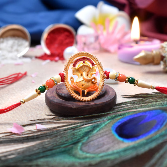 Ganesha Designer Rakhi - warehousetech13