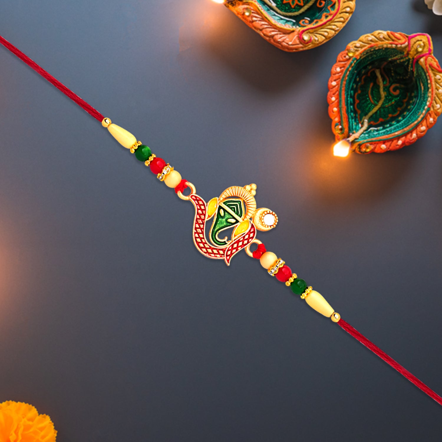 Ganpati Rakhi For Rakshabandhan - warehousetech13