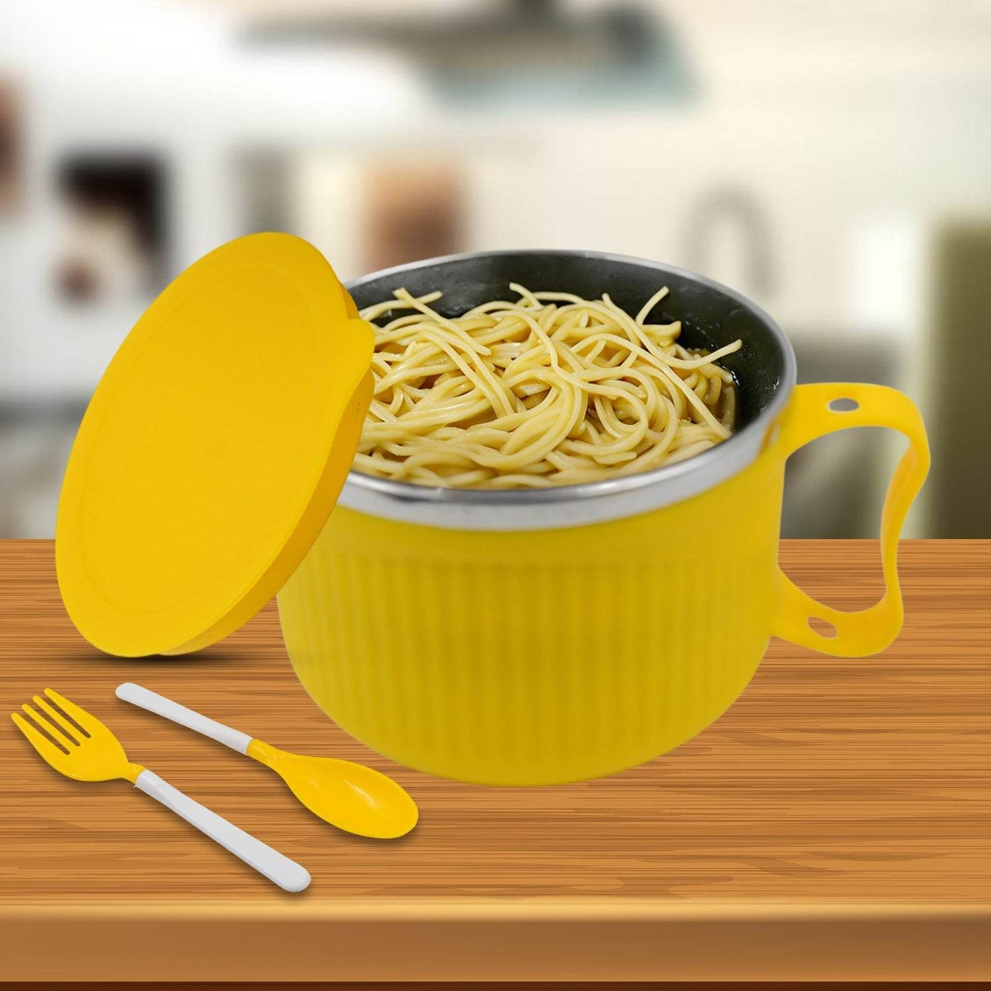 Multipurpose soup Bowl With Lid And Handle - warehousetech13