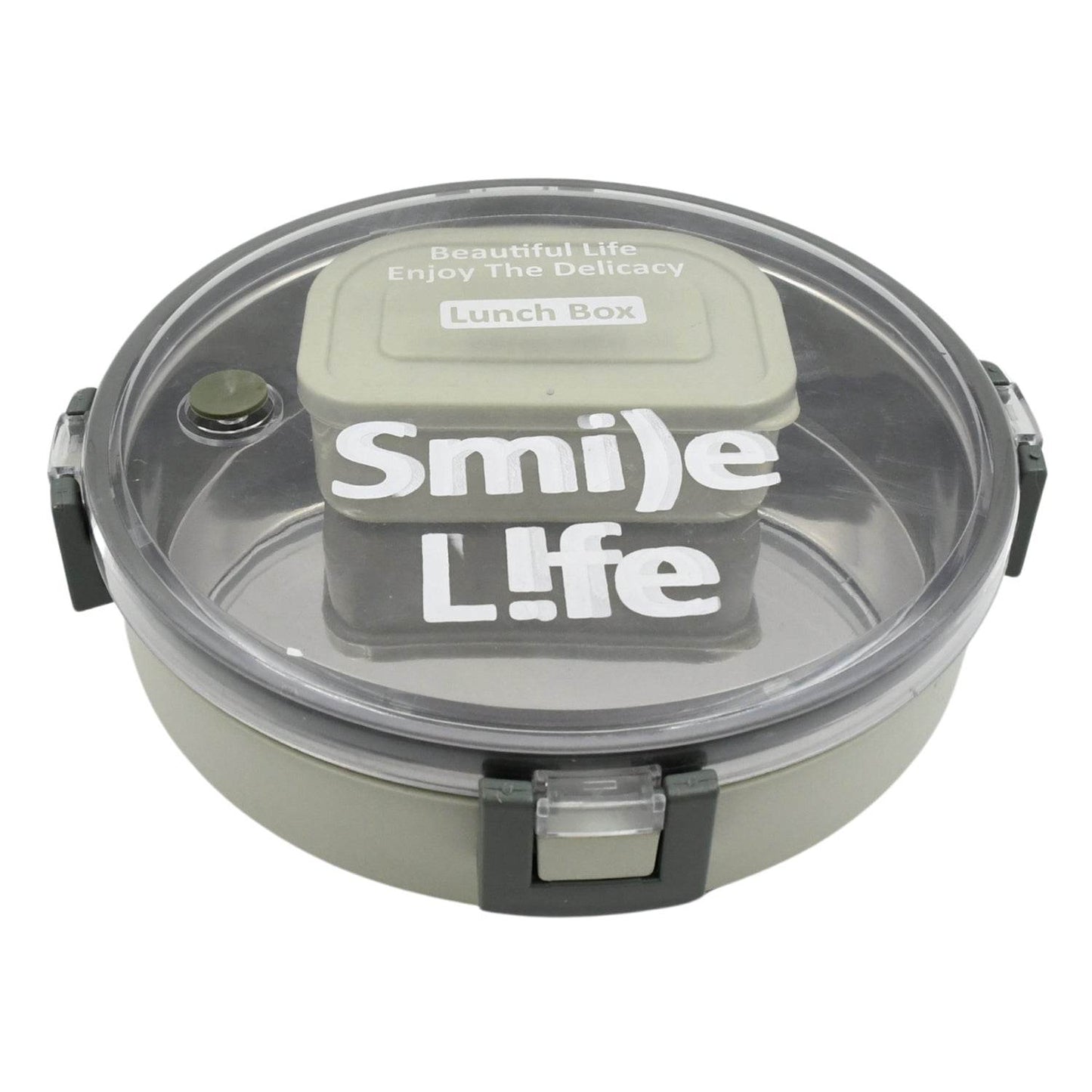 Miracle Stainless Steel Round Lunch Box - warehousetech13