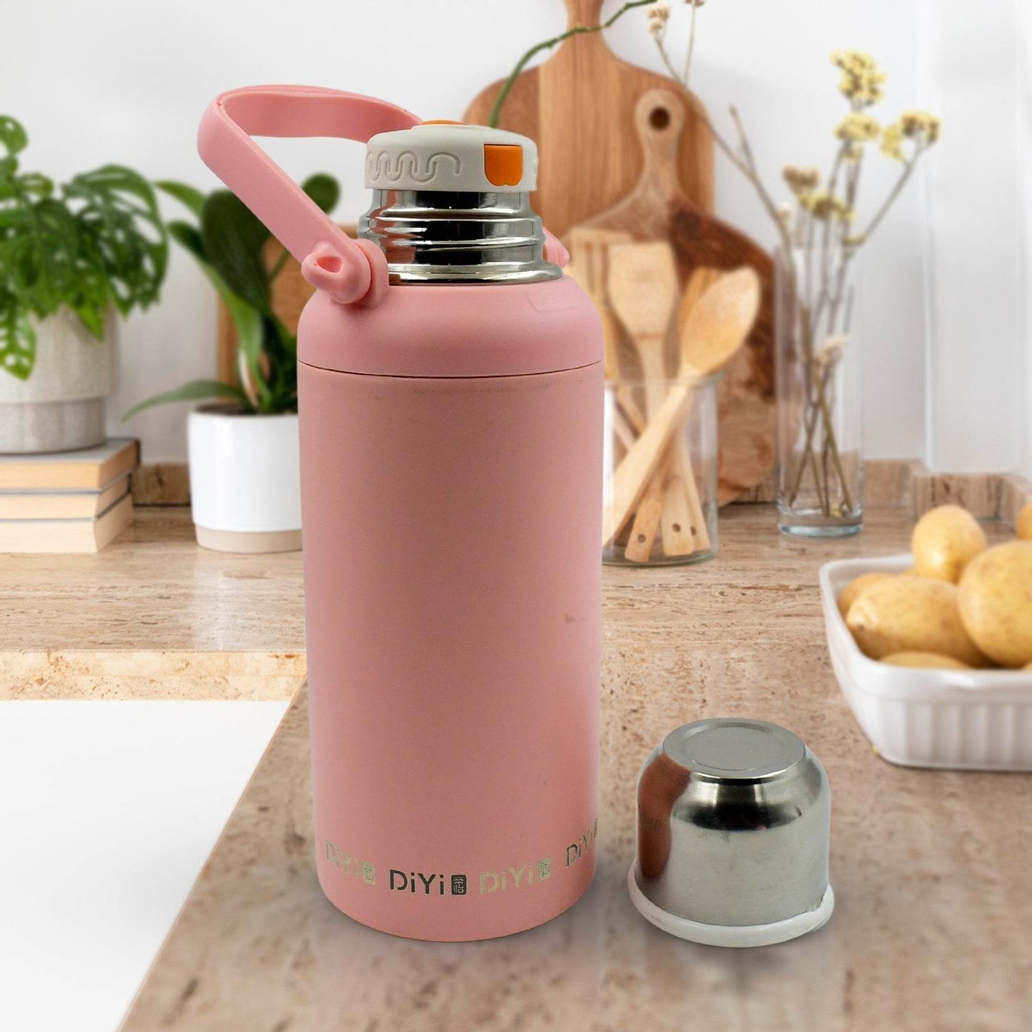 Stainless Steel Tumblers 316 Stainless Steel Vacuum Insulated Cup Bottle Portable Travel Kettle Water Bottle (1300 Ml) - warehousetech13