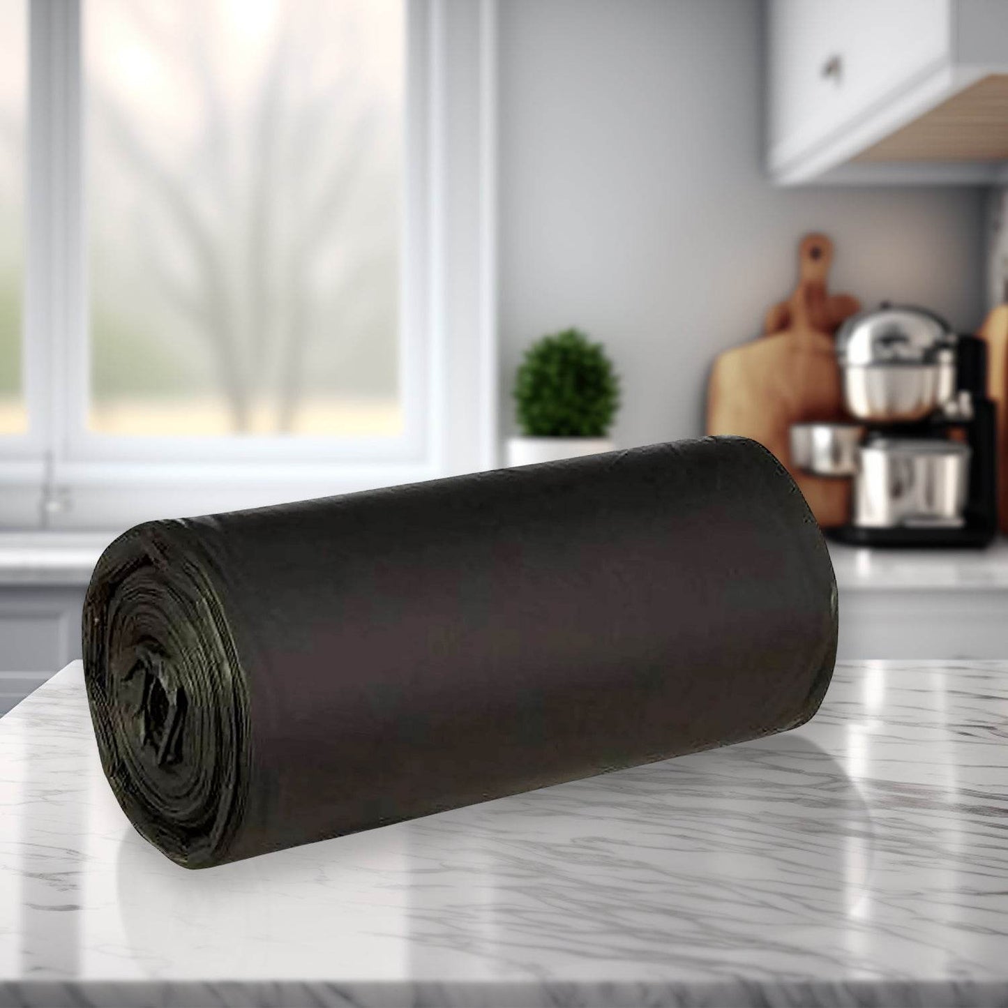 Black Garbage Bags Dustbin Bags Trash Bags 45x50cm (1pc) - warehousetech13