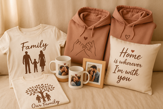 Custom Family and Couple Merchandise: The Perfect Emotional Gifts for Bonding