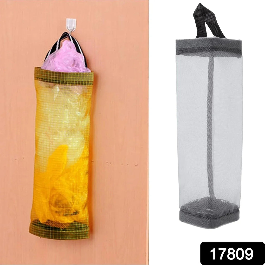 Ultimate Space Saver: The Hanging Waste Bag Holder for Modern Homes & Businesses 🏠🛒🗑️