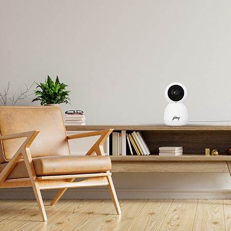 Godrej ACE PRO 3MP Wifi, 2 Way Audio, Smart Motion Tracking, Humanoid Detection, Alarm System Home Camera - warehousetech13