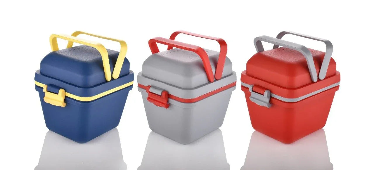 Airtight Lunch Box With Handle Push Lock - warehousetech13