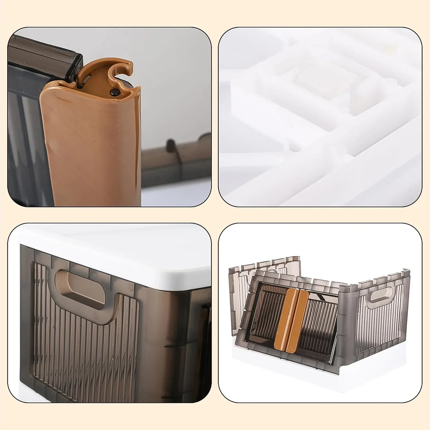 Plastic Folding Wardrobe Storage Organizer (1 Layer 1 Pc) - warehousetech13
