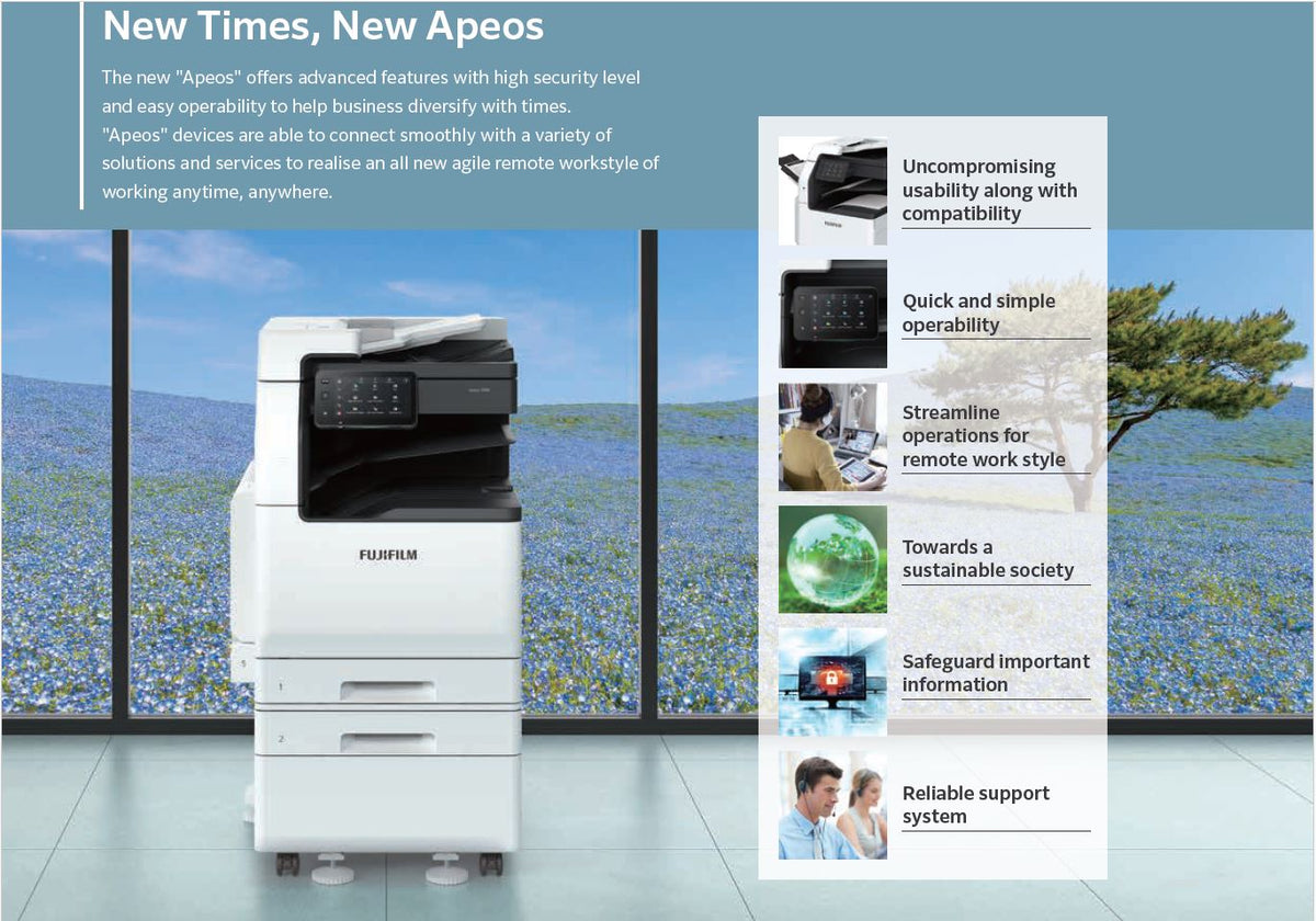 Fujifilm Apeos 2560/3060/3560 - A3 Monochrome Multifunction Printer