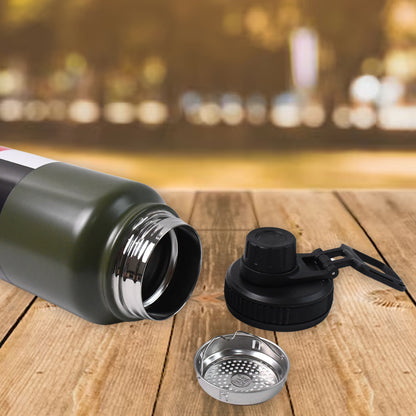 Stainless Steel Double Wall Vacuum-insulated Drink Water Bottle (1000 Ml Mix Color) - warehousetech13