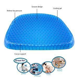 Cushion Seat Flex Pillow Gel Orthopedic Seat Cushion Pad (Egg Sitter) - warehousetech13
