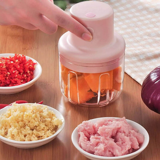 Electric Mini Garlic Chopper (250ml) - warehousetech13