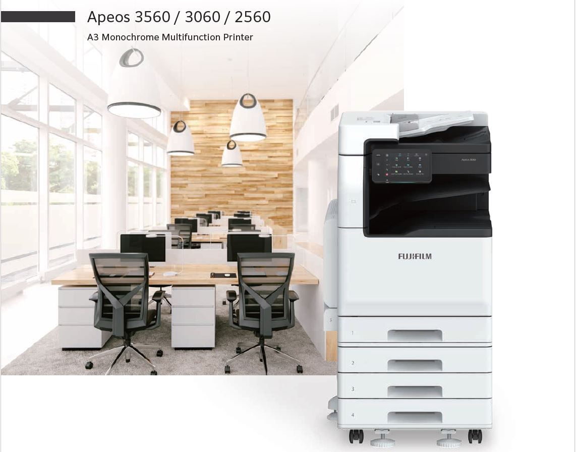 Fujifilm Apeos 2560/3060/3560 - A3 Monochrome Multifunction Printer