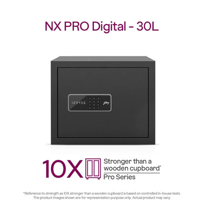 Godrej NX Pro Digital Ebony Home Locker - warehousetech13