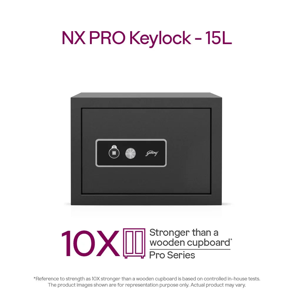 Godrej NX Pro Key Lock Ebony Home Locker - warehousetech13