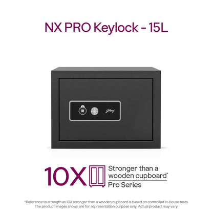 Godrej NX Pro Key Lock Ebony Home Locker - warehousetech13