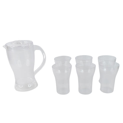 Unbreakable Lemon Jug Set With 6 Glasses - warehousetech13