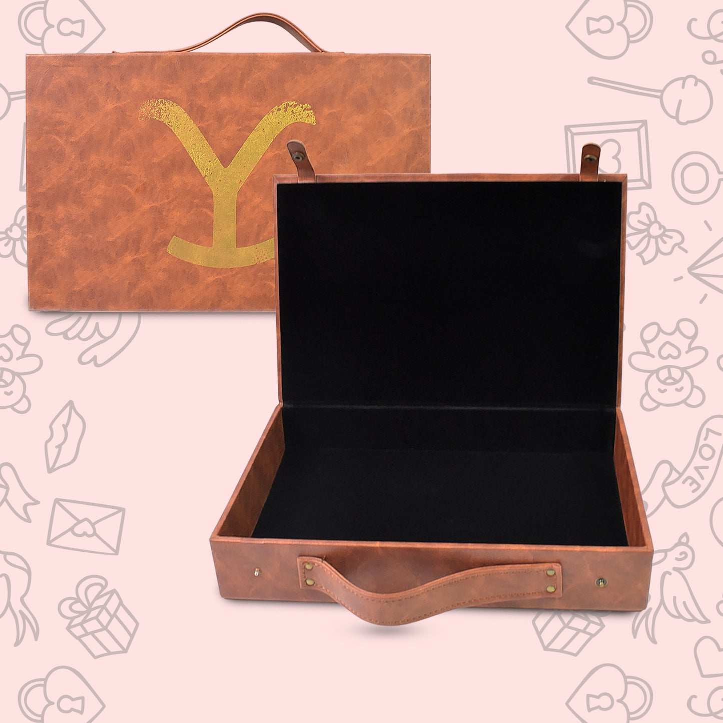 Multi Purpose Use Carrying Leather Case Briefcase (3020 Cm 1 Pc B Grade) - warehousetech13