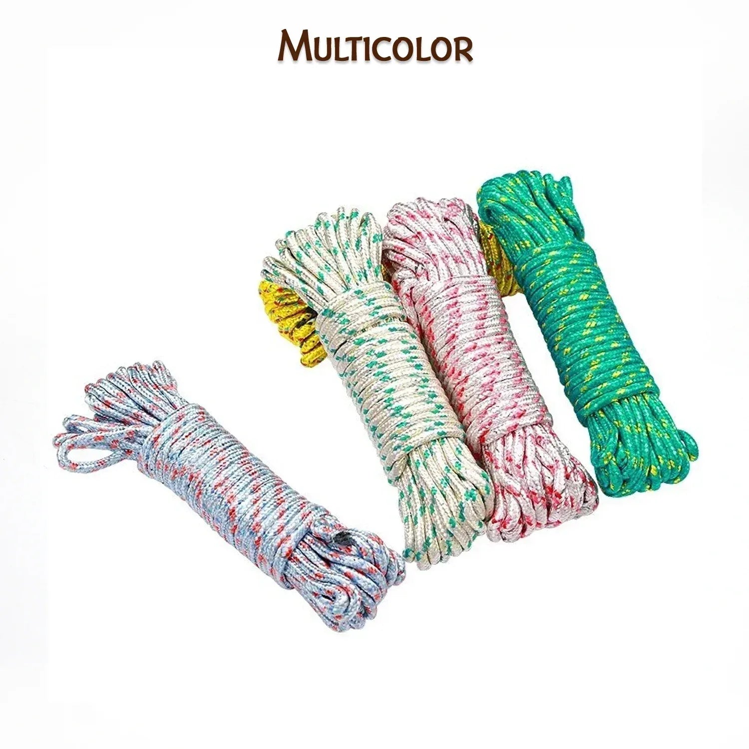 10 Meter Heavy Duty Laundry Drying Clothesline Rope Portable Travel Nylon Cord Sturdy Clothes Line For Outdoor Camping Indoor Crafting Art Projects - warehousetech13
