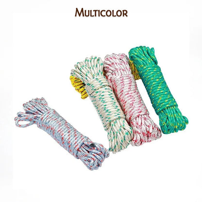 10 Meter Heavy Duty Laundry Drying Clothesline Rope Portable Travel Nylon Cord Sturdy Clothes Line For Outdoor Camping Indoor Crafting Art Projects - warehousetech13